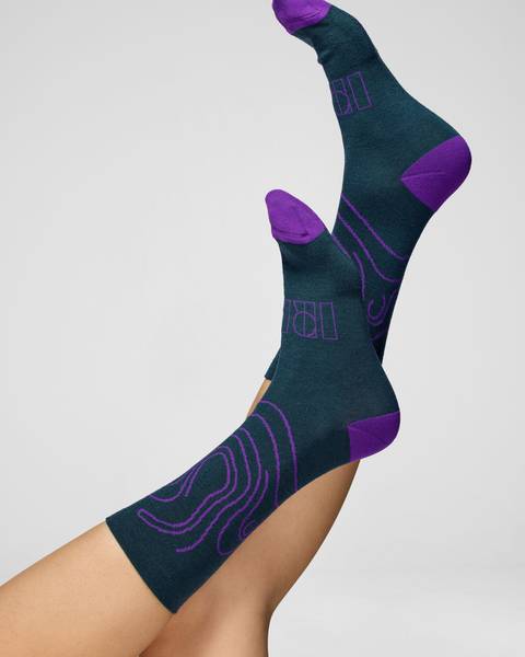 Merino Socks - Rhodo